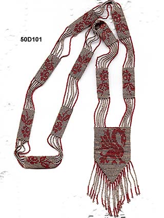 1900 to 1920 Steel Beaded Sautoir with Chinese Dragon Motif