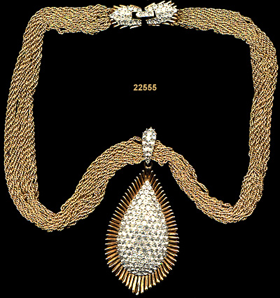 c. 1950's Trifari pendant necklace