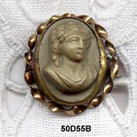 1885 to 1895 Olive Lava Cameo