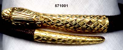 Victorian Hairwork Snake Bracelet